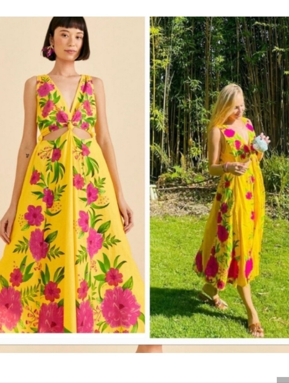 Farm Rio Romantic Garden Mididress